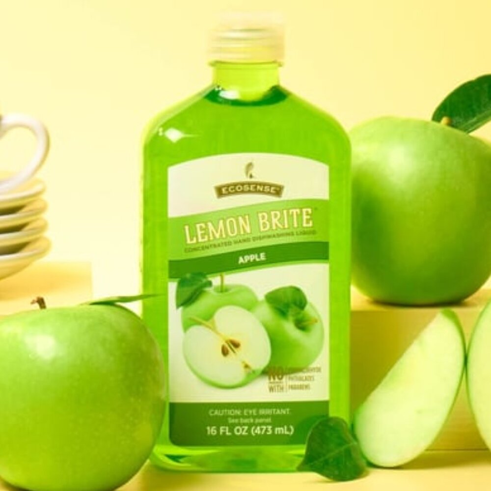 EcoSense Lemon Brite Concentrated Hand Dishwashing Liquid Apple Scent 16 fl. oz.
